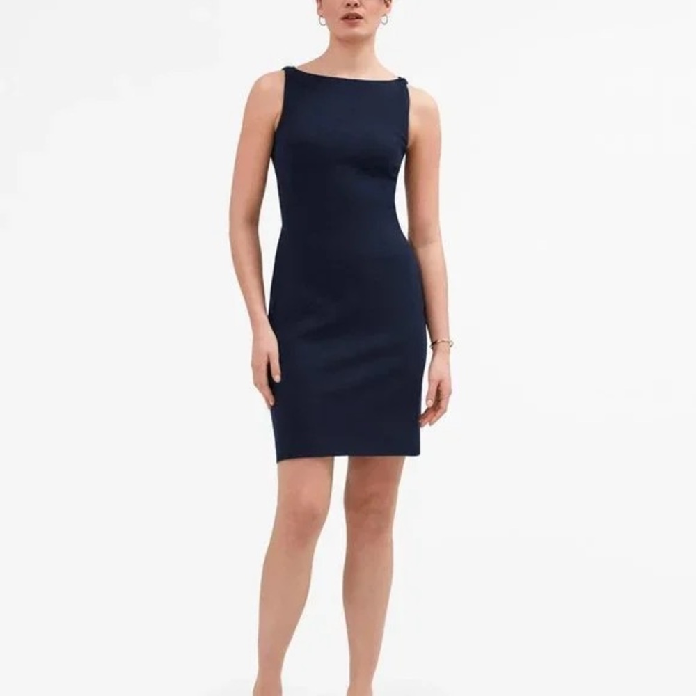 Forever 21 Black Stretchy Bodycon Midi Dress size Medium - Picture 1 of 10